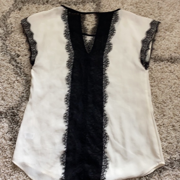 Satin Lace Blouse - Picture 2 of 2